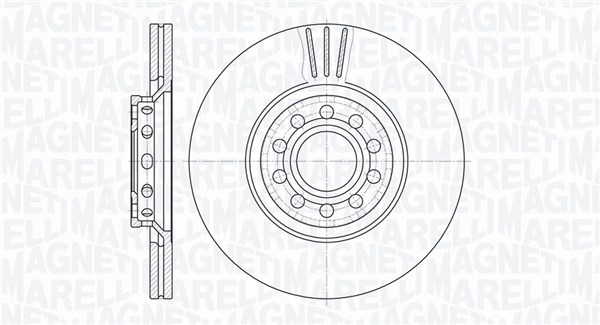 MAGNETI MARELLI Féktárcsa, mind MBD0412_MM