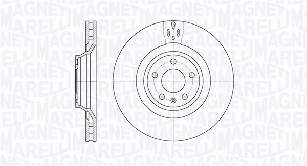 MAGNETI MARELLI Féktárcsa, mind MBD0416_MM