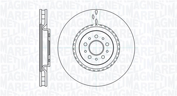 MAGNETI MARELLI Féktárcsa, mind MBD0432_MM