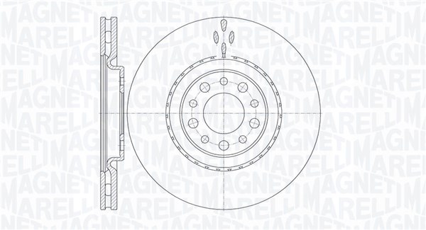 MAGNETI MARELLI Féktárcsa, mind MBD0446_MM