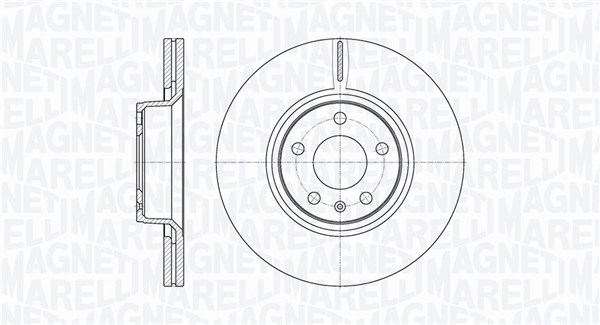 MAGNETI MARELLI Féktárcsa, mind MBD0460_MM