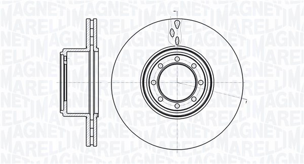 MAGNETI MARELLI Féktárcsa, mind MBD0488_MM