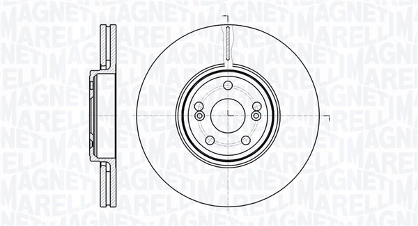 MAGNETI MARELLI Első féktárcsa MBD0494_MM