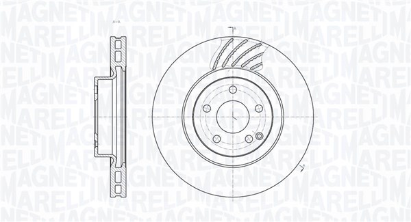 MAGNETI MARELLI Féktárcsa, mind MBD0496_MM