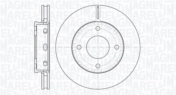 MAGNETI MARELLI Féktárcsa, mind MBD0504_MM