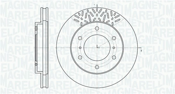 MAGNETI MARELLI Féktárcsa, mind MBD0506_MM