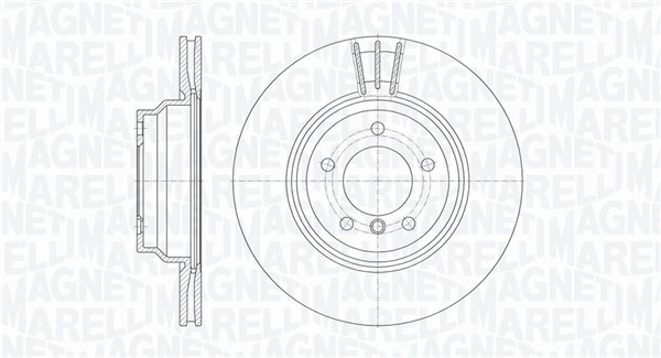 MAGNETI MARELLI Első féktárcsa MBD0514_MM