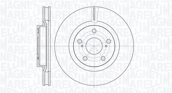 MAGNETI MARELLI Féktárcsa, mind MBD0524_MM