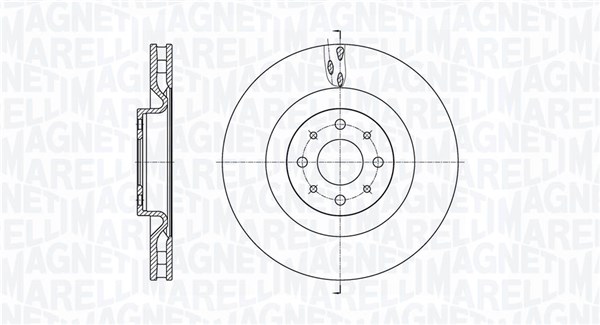 MAGNETI MARELLI Féktárcsa, mind MBD0532_MM