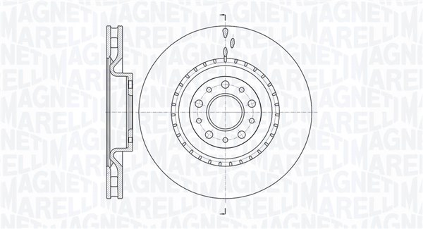 MAGNETI MARELLI Féktárcsa, mind MBD0534_MM