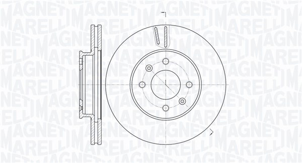 MAGNETI MARELLI Féktárcsa, mind MBD0536_MM