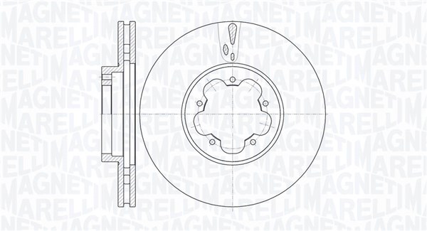 MAGNETI MARELLI Féktárcsa, mind MBD0542_MM