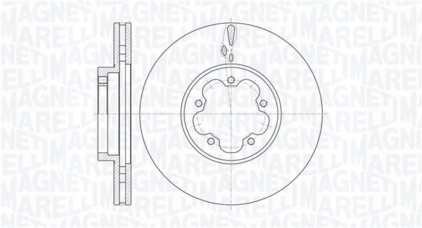 MAGNETI MARELLI Féktárcsa, mind MBD0544_MM