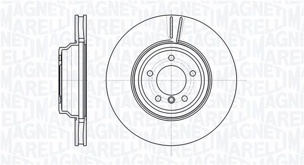 MAGNETI MARELLI Féktárcsa, mind MBD0554_MM