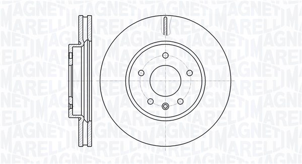 MAGNETI MARELLI Első féktárcsa MBD0560_MM