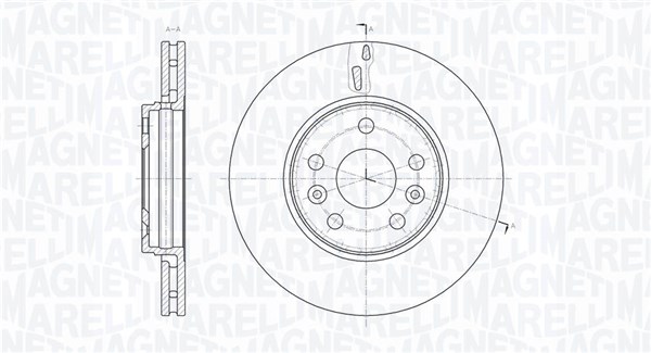 MAGNETI MARELLI Féktárcsa, mind MBD0568_MM