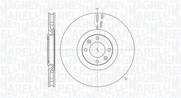 MAGNETI MARELLI Féktárcsa, mind MBD0582_MM