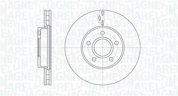 MAGNETI MARELLI Féktárcsa, mind MBD0588_MM