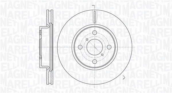 MAGNETI MARELLI Féktárcsa, mind MBD0590_MM