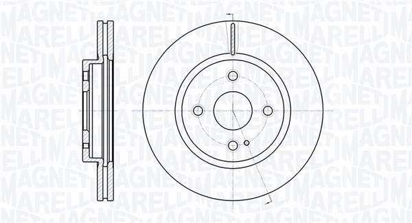 MAGNETI MARELLI Féktárcsa, mind MBD0592_MM