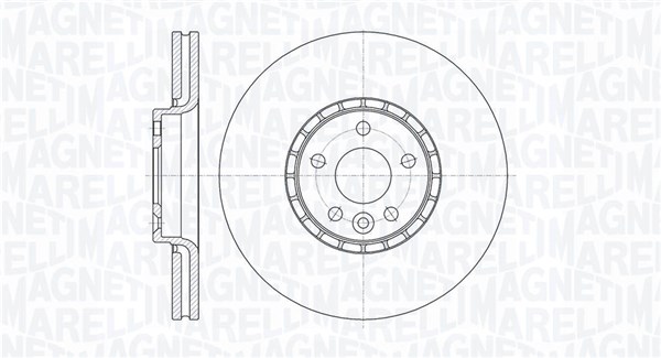 MAGNETI MARELLI Féktárcsa, mind MBD0594_MM