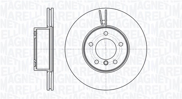 MAGNETI MARELLI Féktárcsa, mind MBD0600_MM