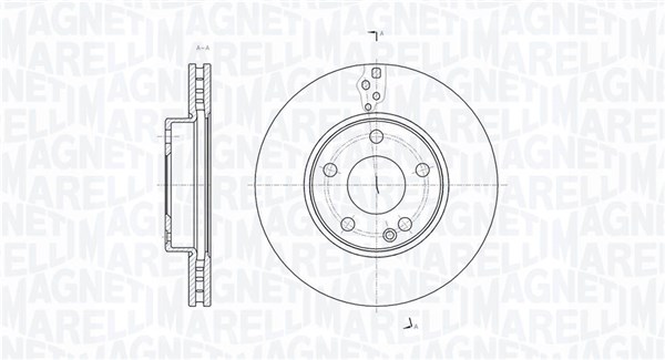 MAGNETI MARELLI Féktárcsa, mind MBD0602_MM