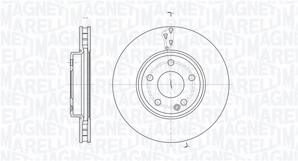 MAGNETI MARELLI Féktárcsa, mind MBD0604_MM