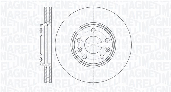 MAGNETI MARELLI Féktárcsa, mind MBD0606_MM