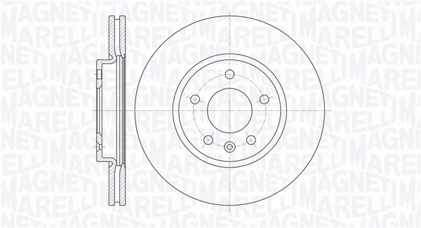 MAGNETI MARELLI Féktárcsa, mind MBD0610_MM