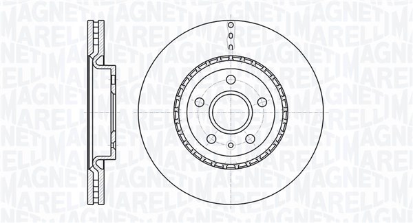 MAGNETI MARELLI Féktárcsa, mind MBD0612_MM