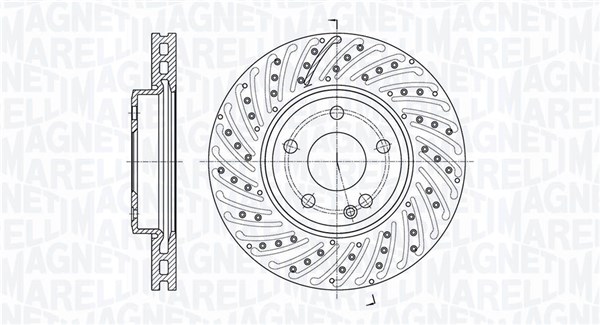 MAGNETI MARELLI Féktárcsa, mind MBD0614_MM