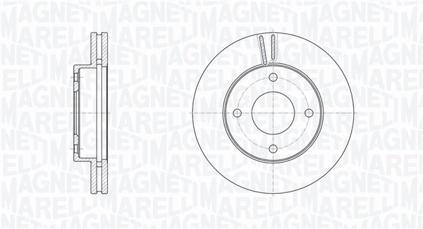 MAGNETI MARELLI Féktárcsa, mind MBD0616_MM