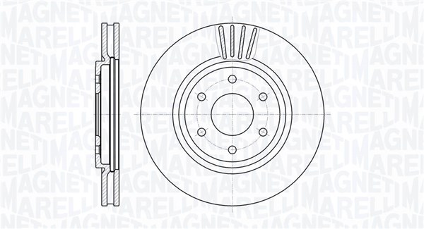 MAGNETI MARELLI MBD0620_MM Féktárcsa, mind