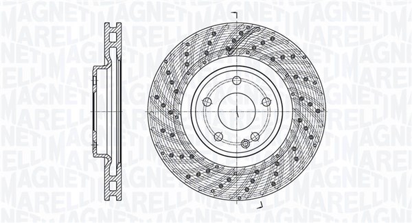 MAGNETI MARELLI Féktárcsa, mind MBD0624_MM