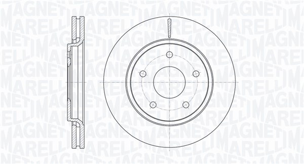 MAGNETI MARELLI Féktárcsa, mind MBD0626_MM