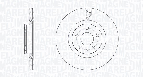 MAGNETI MARELLI Féktárcsa, mind MBD0630_MM