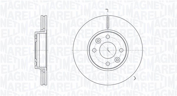 MAGNETI MARELLI Féktárcsa, mind MBD0632_MM