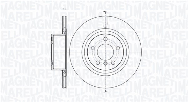 MAGNETI MARELLI Féktárcsa, mind MBD0634_MM