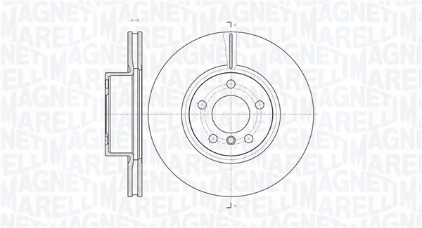 MAGNETI MARELLI Féktárcsa, mind MBD0636_MM