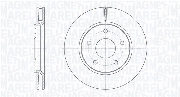 MAGNETI MARELLI Féktárcsa, mind MBD0638_MM