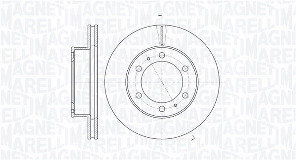 MAGNETI MARELLI Féktárcsa, mind MBD0646_MM