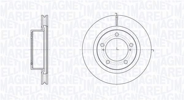 MAGNETI MARELLI Első féktárcsa MBD0648_MM