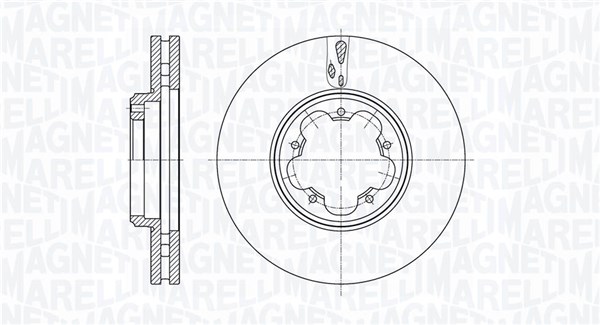 MAGNETI MARELLI Féktárcsa, mind MBD0653_MM