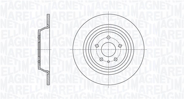 MAGNETI MARELLI Féktárcsa, mind MBD0654_MM