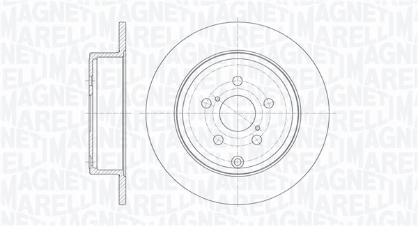 MAGNETI MARELLI Féktárcsa, mind MBD0661_MM