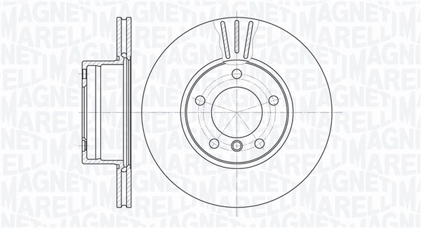 MAGNETI MARELLI Féktárcsa, mind MBD0662_MM