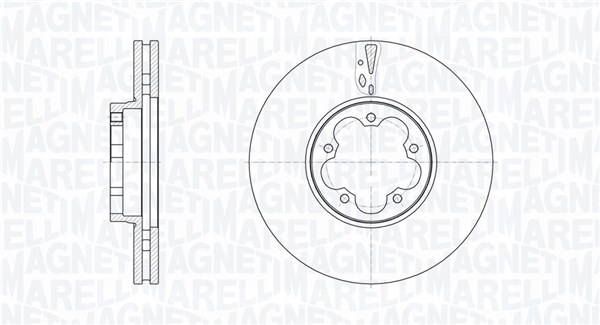 MAGNETI MARELLI Féktárcsa, mind MBD0663_MM