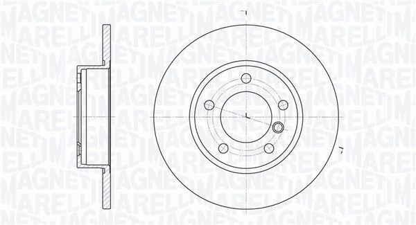 MAGNETI MARELLI Féktárcsa, mind MBD0664_MM