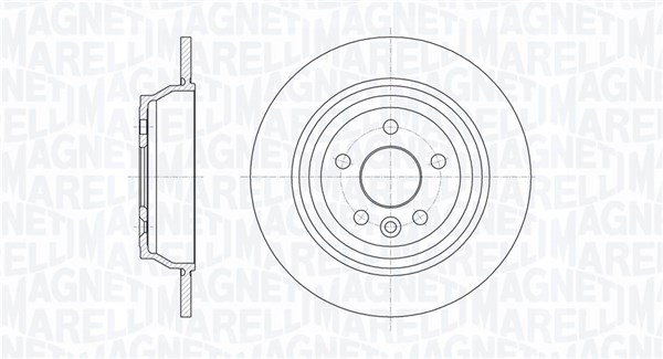 MAGNETI MARELLI Féktárcsa, mind MBD0665_MM